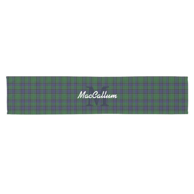 MacCallum Clan Tartan Kariert Table Runner Kurzer Tischläufer (Horizontal)