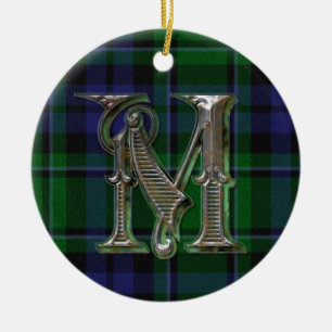 MacCallum Kariert Monogram Ornament