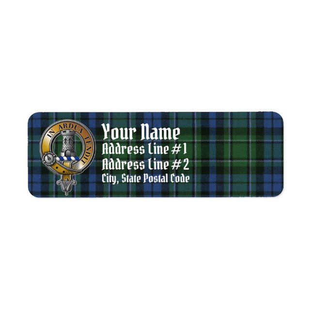 MacCallum Tartan & Abzeichen (Vorne)