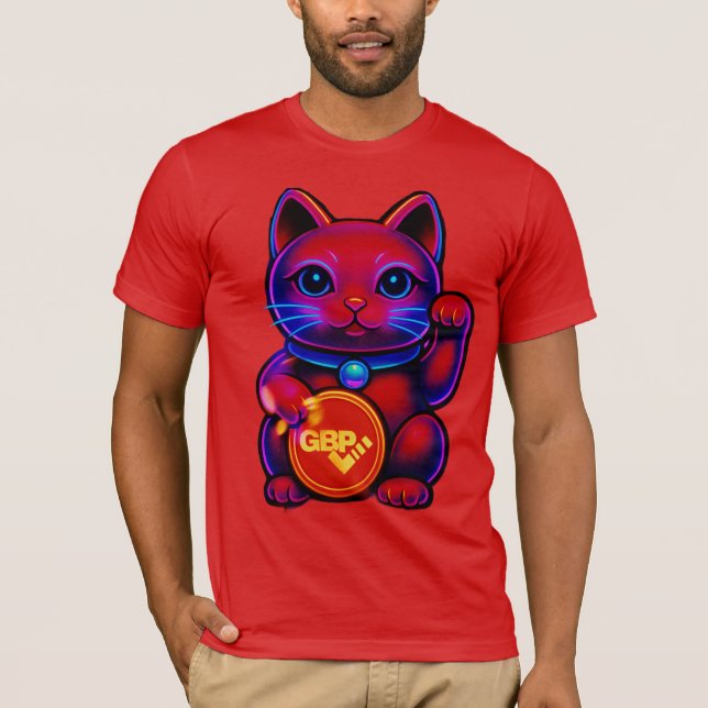 Maccaronin Money Cat T-Shirt (Vorderseite)
