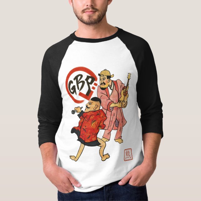 Maccaronin Scroll Krieger T-Shirt (Vorderseite)