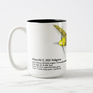 Macchi C.202 Folgore Zweifarbige Tasse