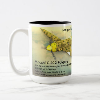 Macchi C.202 Folgore Zweifarbige Tasse