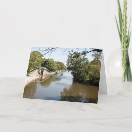 Macclesfield Canal Higher Poynton Cheshire Dankeskarte