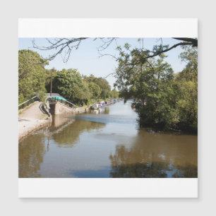 Macclesfield Canal Higher Poynton Cheshire Magnetkarte