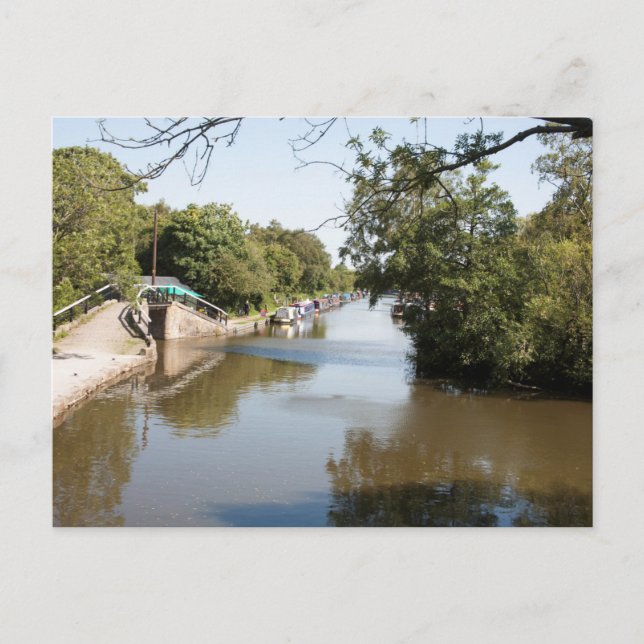 Macclesfield Canal Higher Poynton Cheshire Postkarte (Vorderseite)