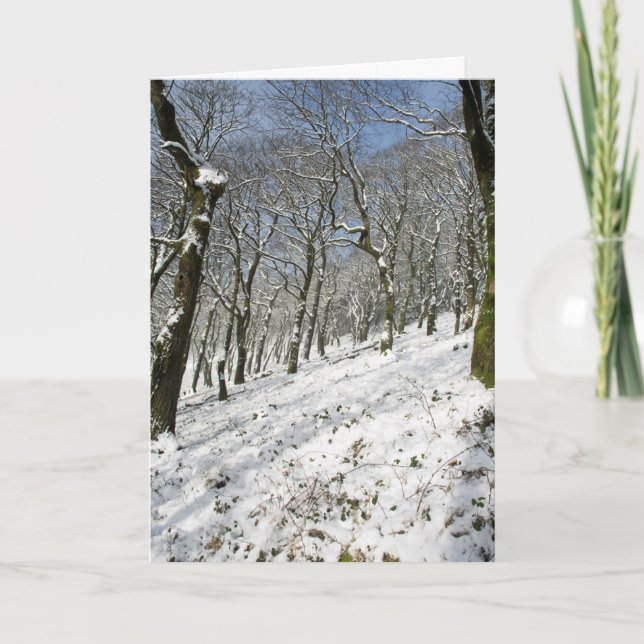 Macclesfield Forest Winter Karte (Vorderseite)