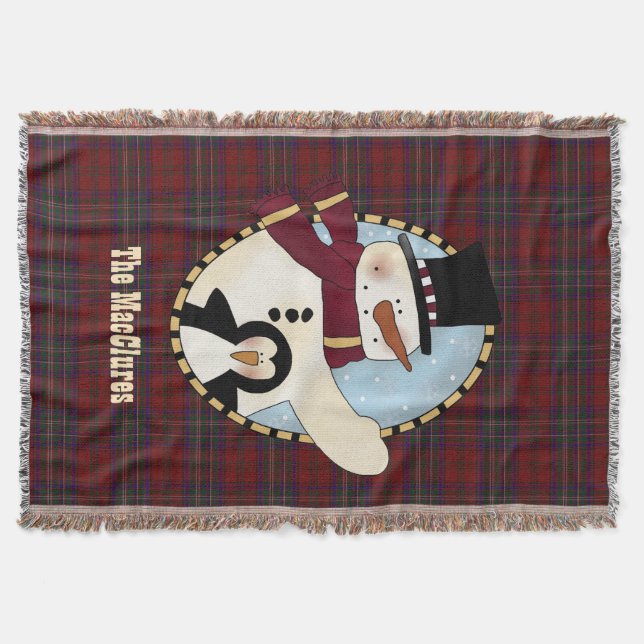 MacClure Tartan Holiday Kariert Blanket Decke (Vorderseite)