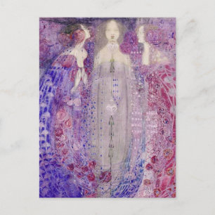 MacDonald Art Nouveau Drei Parfüms Postkarte