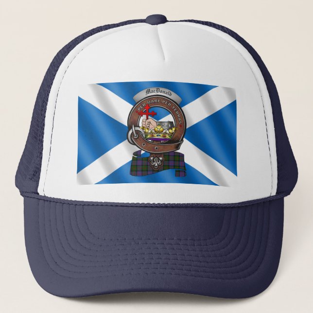 MacDonald Clan Abzeichen Trucker Hat Truckerkappe (Vorderseite)