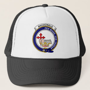 MacDonald (Clan Donald) Clan-Abzeichen Truckerkappe