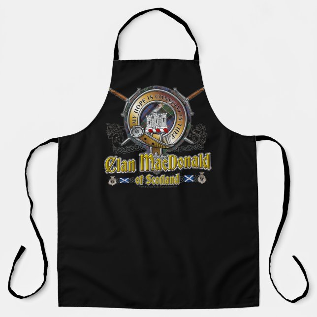 MacDonald Clanranald Clan Abzeichen Schürze (Vorderseite)