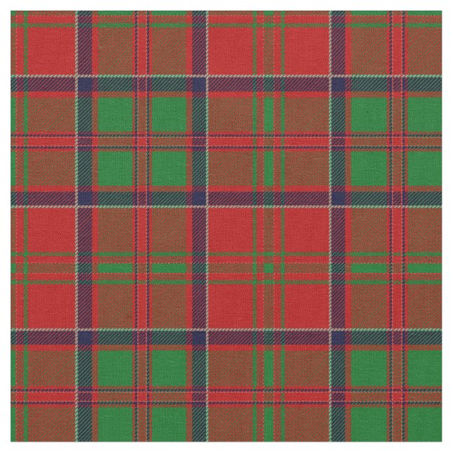 MacDonald des Glencoe Tartan-Druckes Stoff (Nahaufnahme)