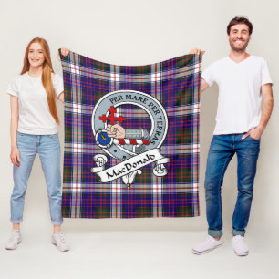 MacDonald Dress Moderne Macdonalds of Sleat Clan B Fleecedecke
