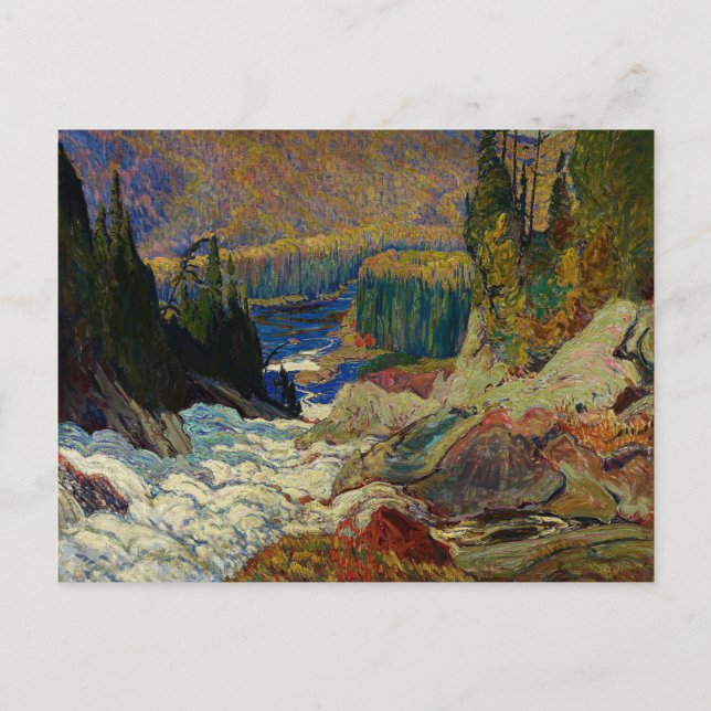 MacDonald - Falls, Montreal River, 1920. Postkarte (Vorderseite)