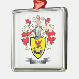 MacDonald Familienwappen-Wappen Ornament Aus Metall