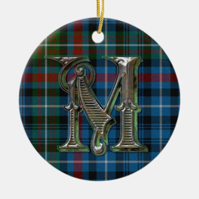 MacDonald Kariert Monogram Ornament (Vorne)