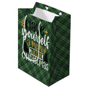 MacDonald Lord of the Isles Schottischer Tartan-Be Mittlere Geschenktüte