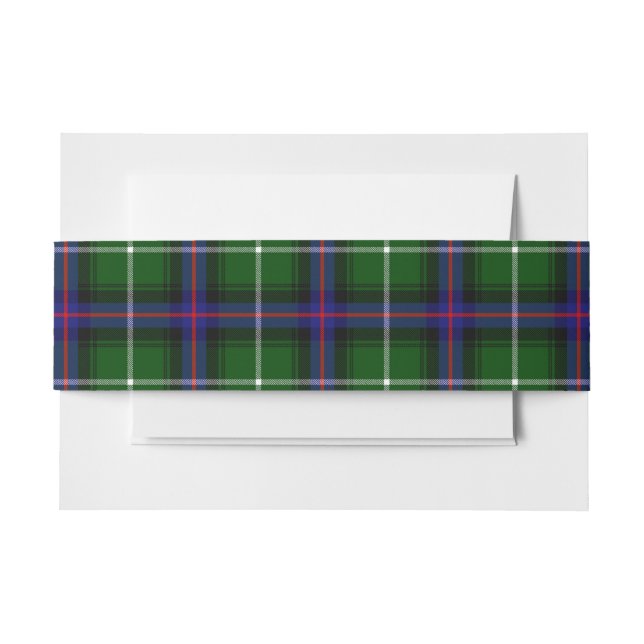 MacDonald of the Isles Scottish Tartan Bly Band (Vorderseite Beispiel)