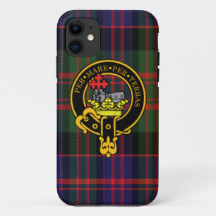 Macdonald schottisches Wappen und Tartan iPhone iPhone 11 Hülle
