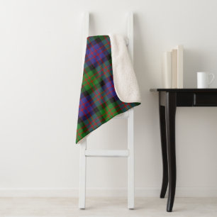 MacDonald Scottish Clan Tartan Kariertes Muster Sherpadecke