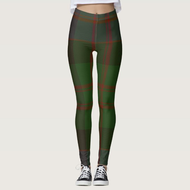 MacDonald Tartan Clan Kariert Leggings (Vorderseite)