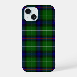 MacDonald-Tartan grün blau kariert iPhone 15 Hülle