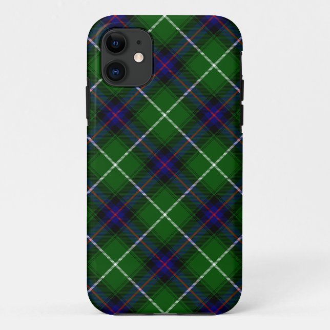 MacDonald Tartan grün kariert Case-Mate iPhone Hülle (Rückseite)