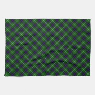 MacDonald Tartan grün kariert Handtuch