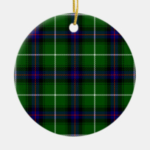 MacDonald Tartan grün kariert Keramikornament