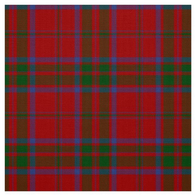 MacDonald Tartan Karierte Stoffe rot, grün und bla (Muster)
