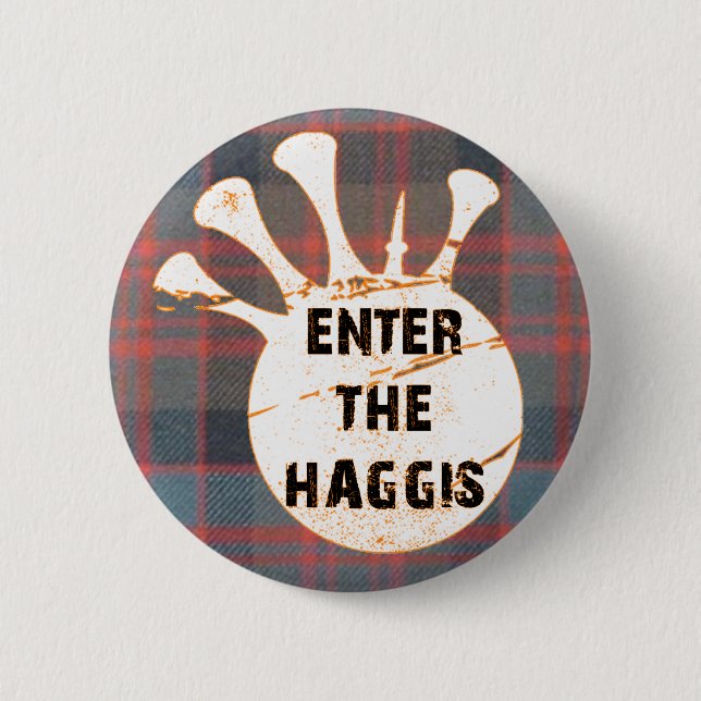 MACDONALD TARTAN-KNOPF BUTTON (Vorderseite)