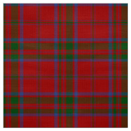 MacDonald-Tartan Rot, Grün und Blau Karierter Stof Stoff