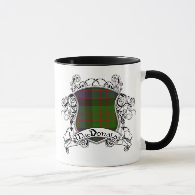 MacDonald Tartan-Schild Tasse (Rechts)