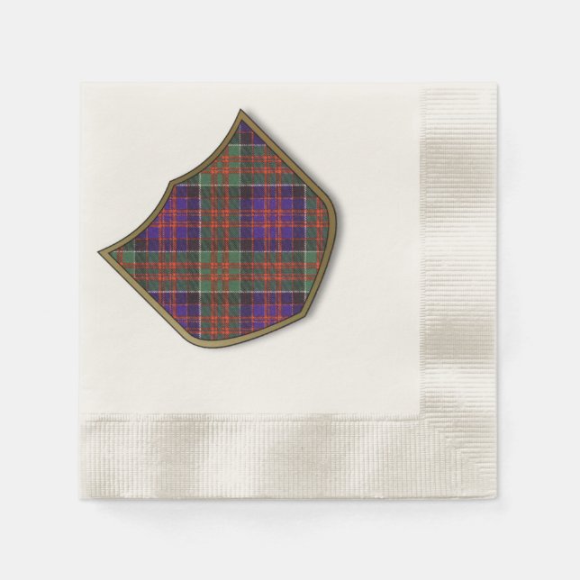 Macdonald von Clanranalld Kariert Scottish tartan Serviette (Vorderseite)