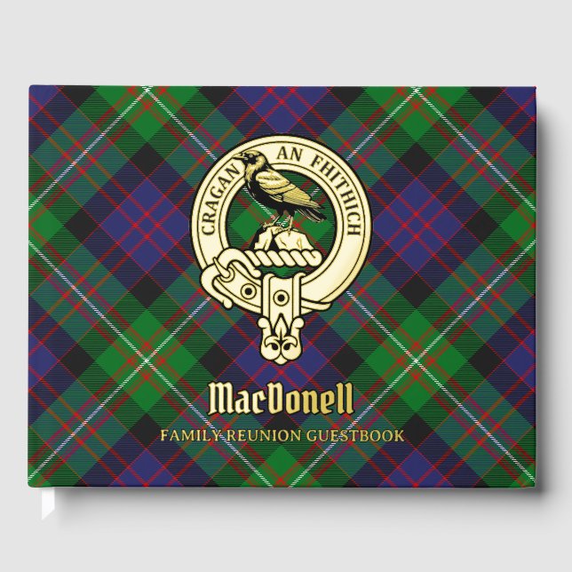 MacDonell Family Reunion Guest Book Gästebuch (Vorderseite)