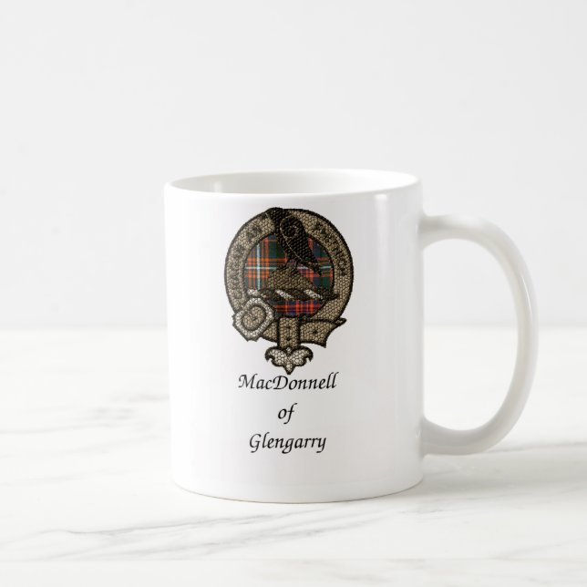 Macdonnell des Glengarry-Clan-Wappen Tasse (Rechts)