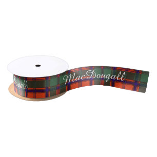MacDougall Clan karierter schottischer Kilt Tartan Satinband