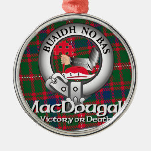 MacDougall Clan Silbernes Ornament