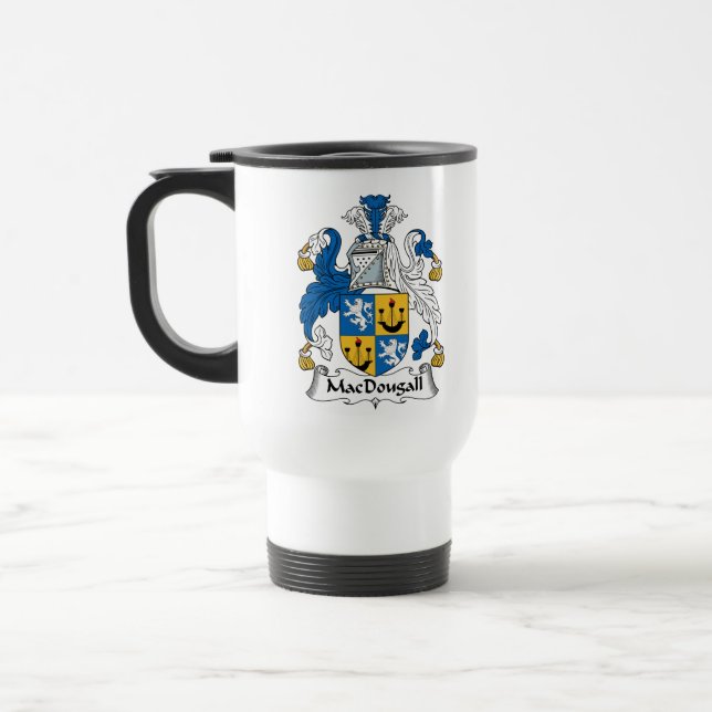 MacDougall Familienwappen Reisebecher (Links)