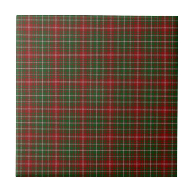MacDougall Modern Clan Tartan Kariertes Muster Fliese (Vorderseite)