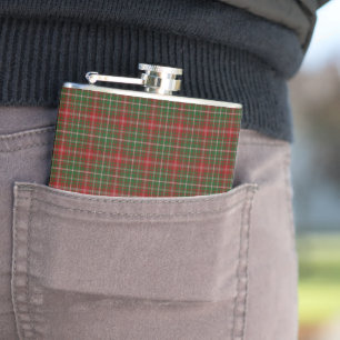 MacDougall Modern Clan Tartan Karo Flachmann