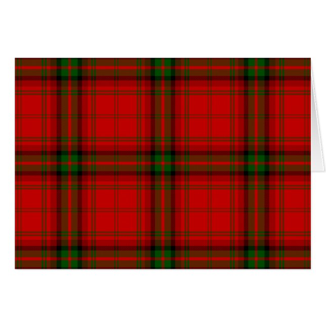 MacDougall Tartan rot kariert (Vorderseite (Horizontal))