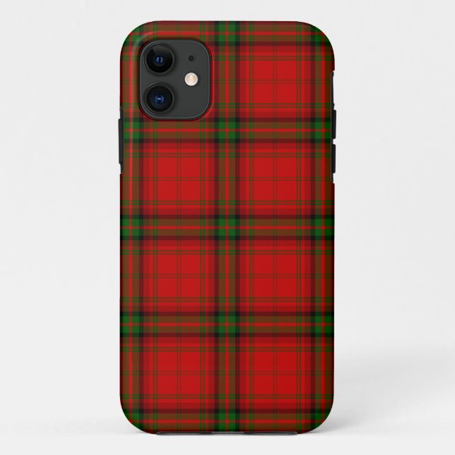 MacDougall Tartan rot kariert Case-Mate iPhone Hülle (Rückseite)