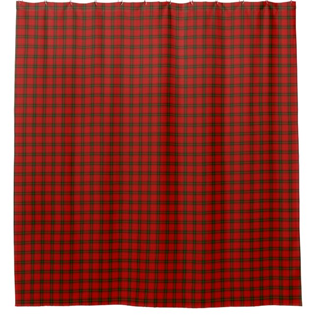 MacDougall Tartan rot kariert Duschvorhang (Vorderseite)