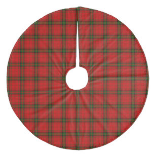 MacDougall Tartan rot kariert Fleece Weihnachtsbaumdecke