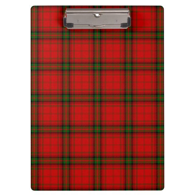 MacDougall Tartan rot kariert Klemmbrett (Vorderseite)