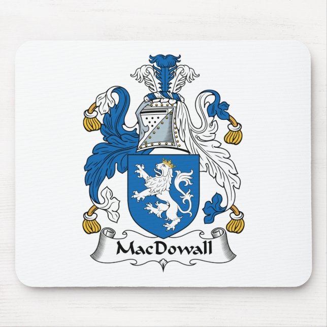 MacDowall Familienwappen Mousepad (Vorne)