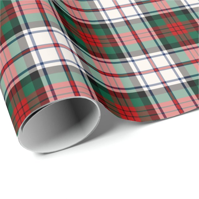 MacDuff Clan Dress Tartan Scottish Kariert Geschenkpapier (Rolleneckpunkt)