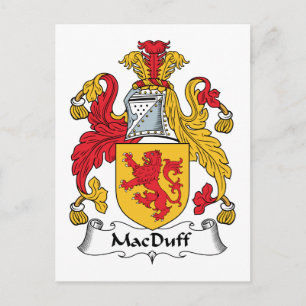 MacDuff-Familienwappen Postkarte